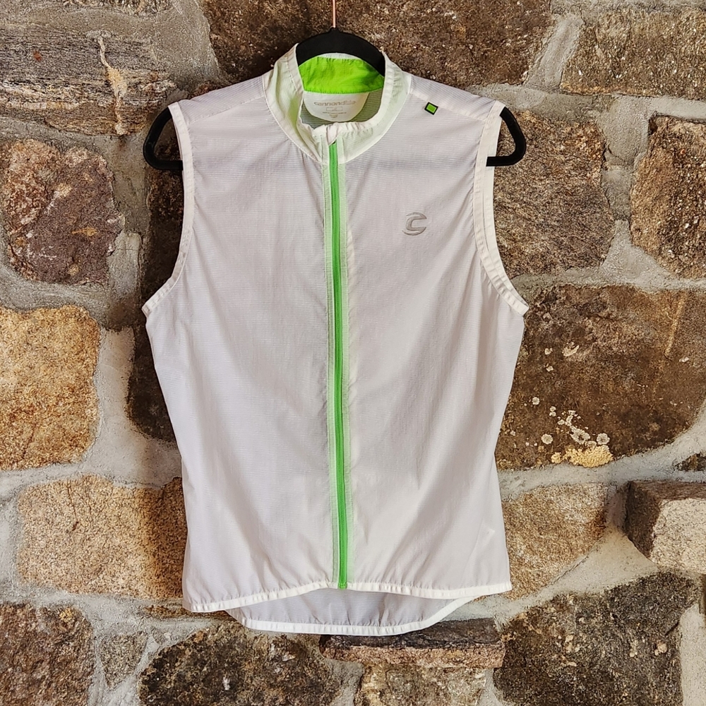 Lightweight Cannondale Womens Sheer Windbreaker Sleeveless Size Large